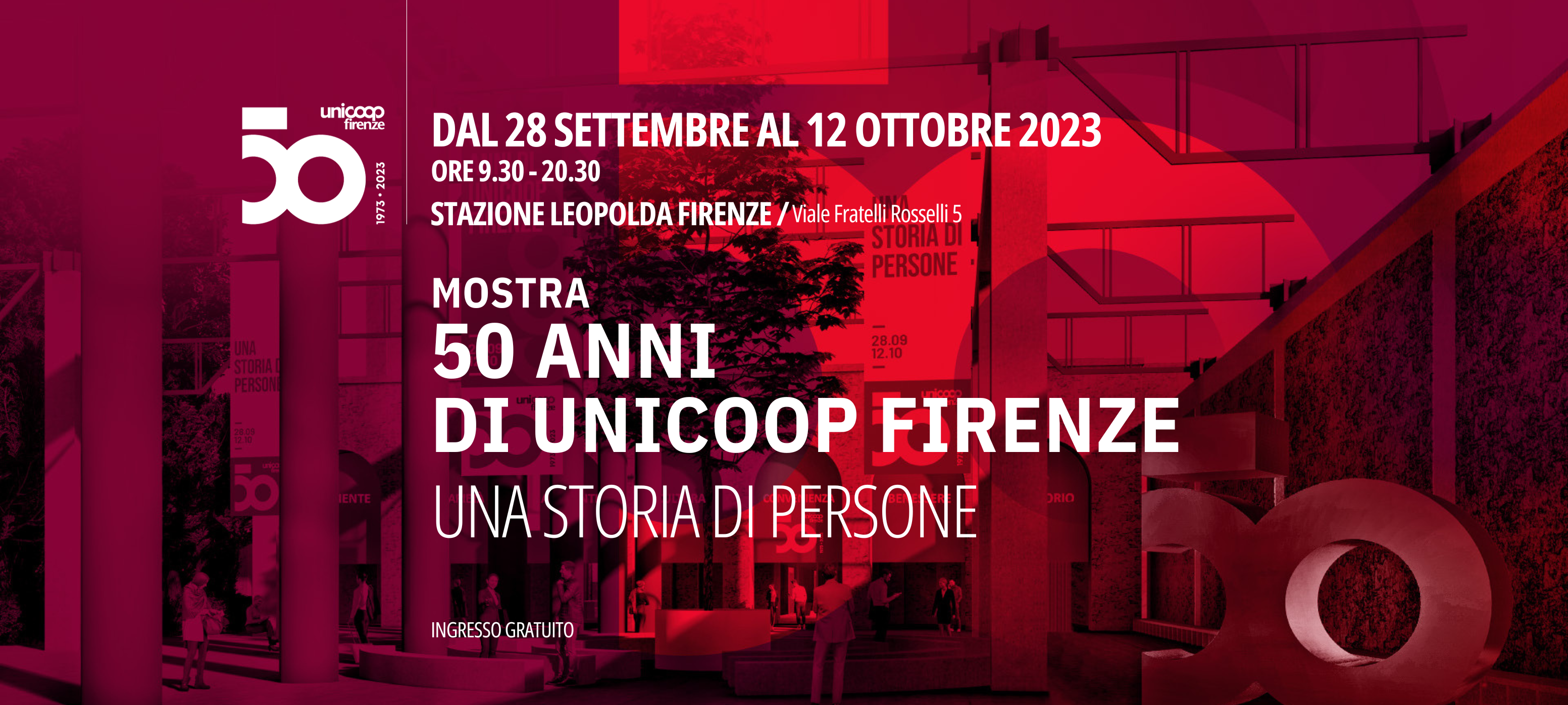 Ingresso Mostra 50esimo Unicoop Firenze - 11 Ottobre 16:30-18:30