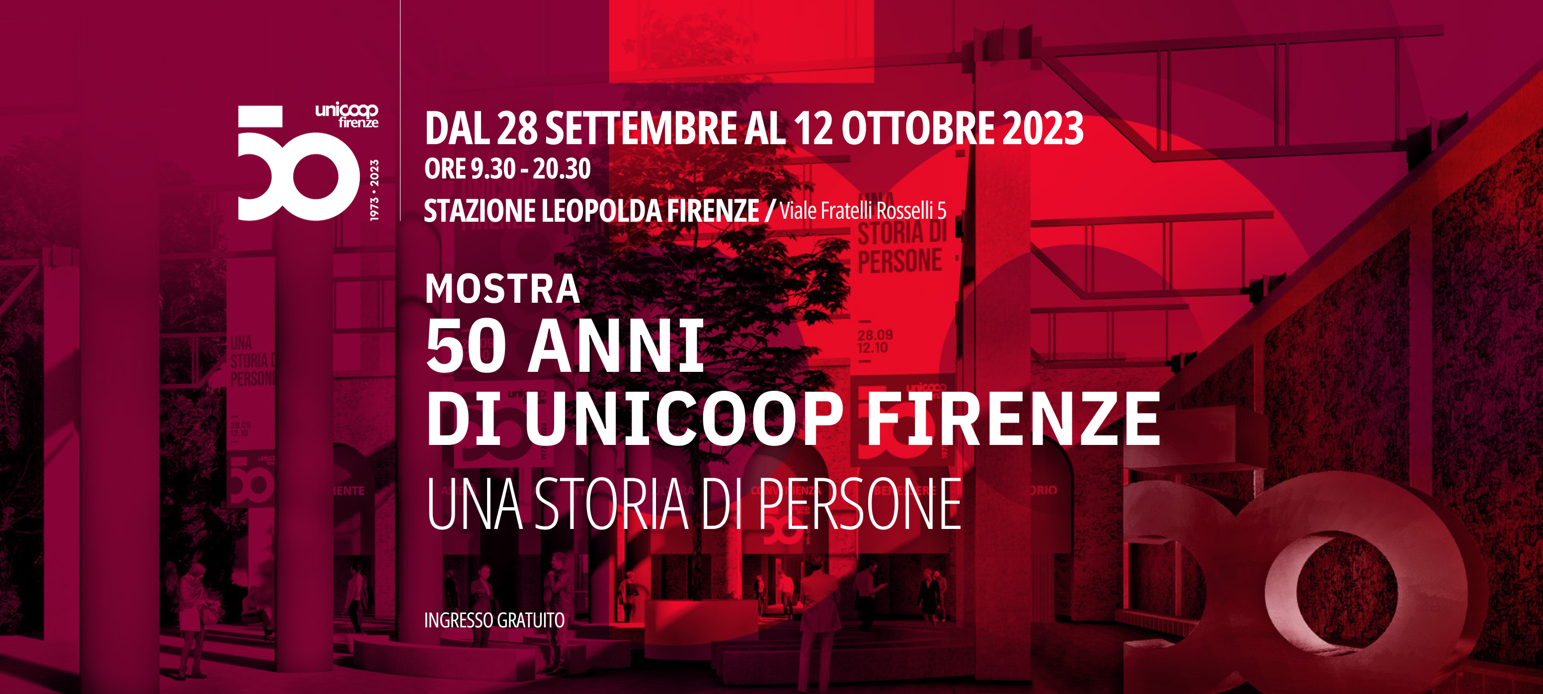 Ingresso Mostra 50esimo Unicoop Firenze - 29 Settembre - 16:30-18:30