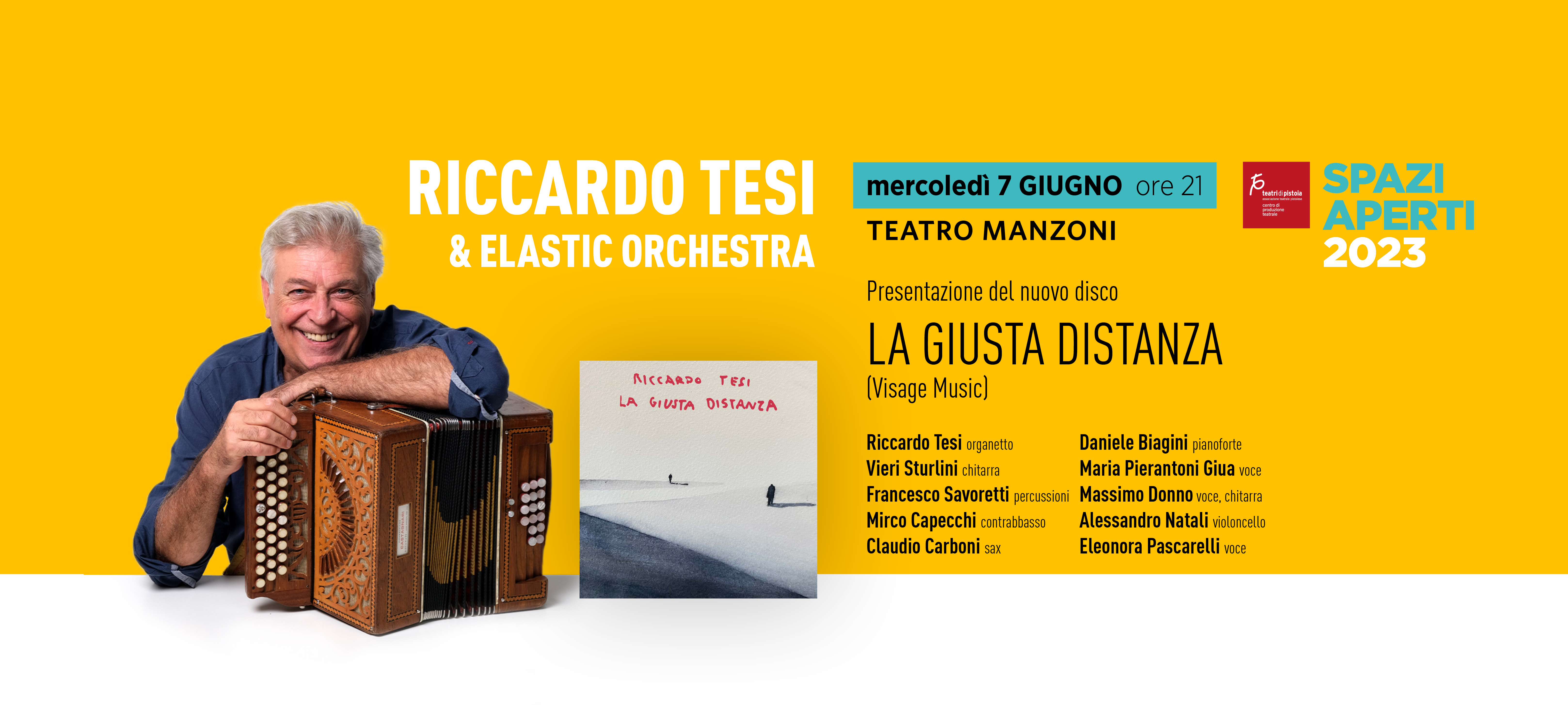 Riccardo Tesi - 7 GIUGNO ore 21