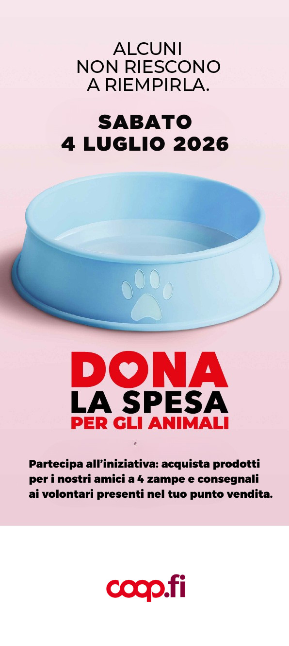 Dona la spesa per gli animali