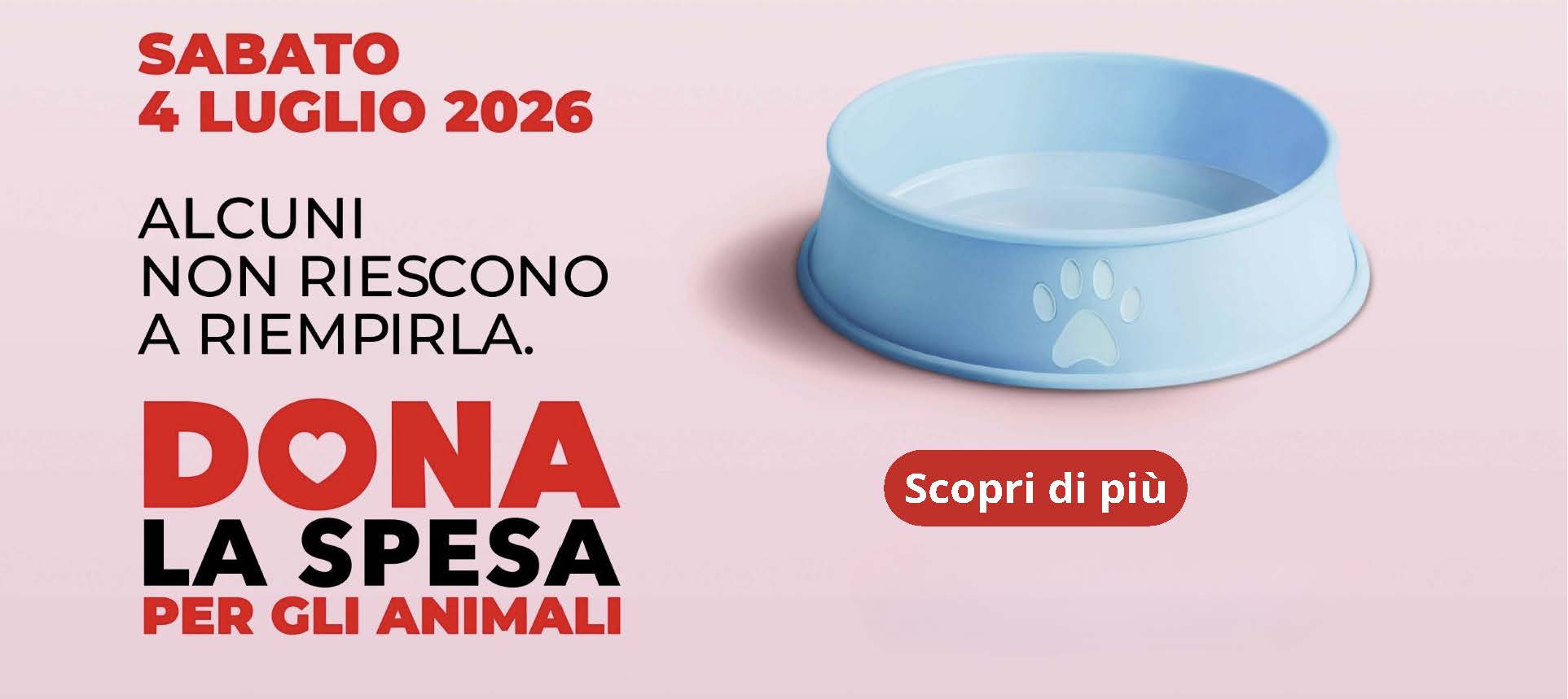 Dona la spesa per gli animali