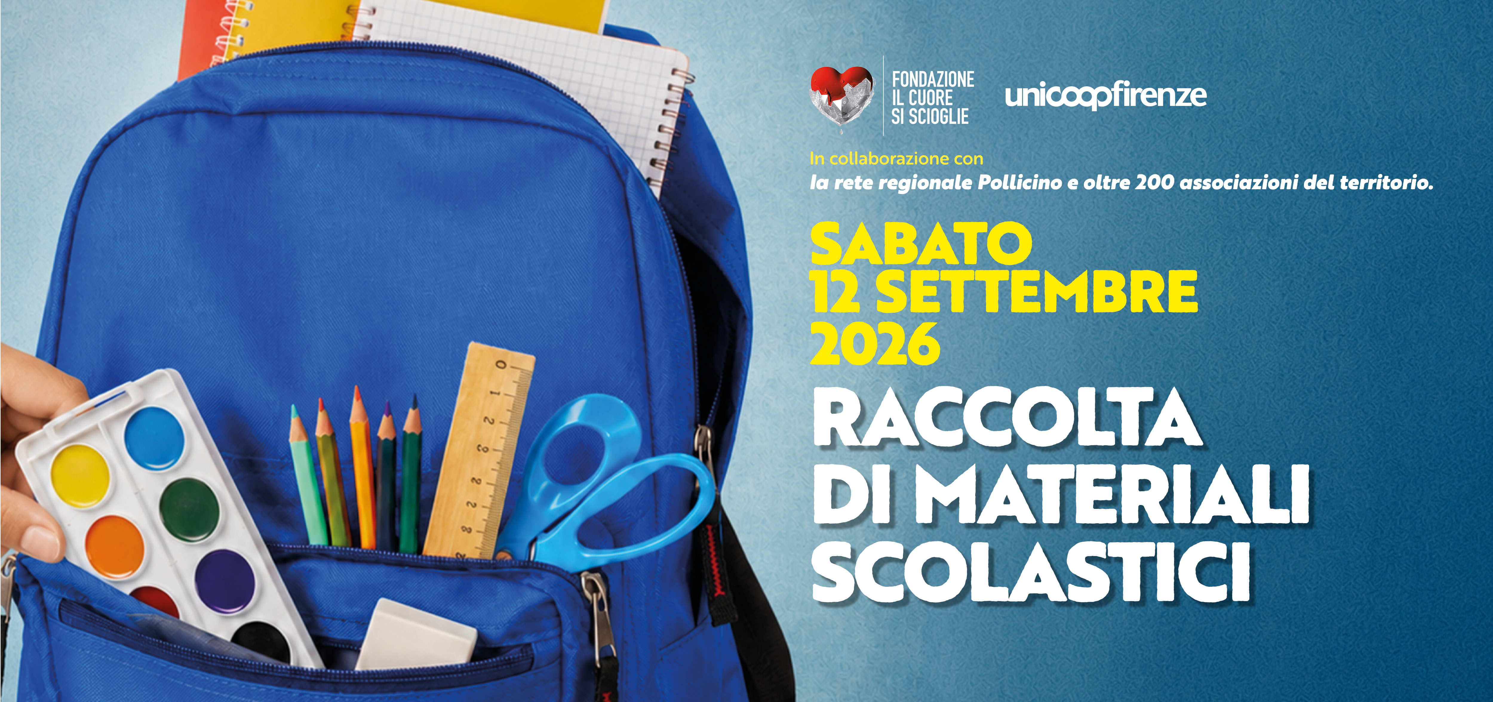 Raccolta solidale di prodotti per la scuola